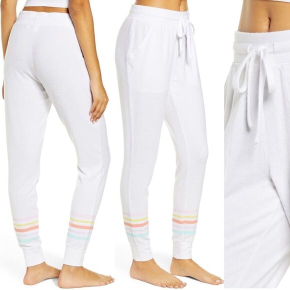 Nordstrom BP rayon comfy joggers sleepwear & lounge in white size S, NWT - Picture 1 of 10